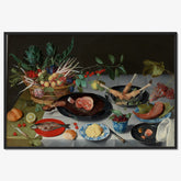 Still Life with Meat, Fish, Vegetables, and Fruit by Jacob van Hulsdonck - thumbnail_1_bf_6710397c762cab4eff787184